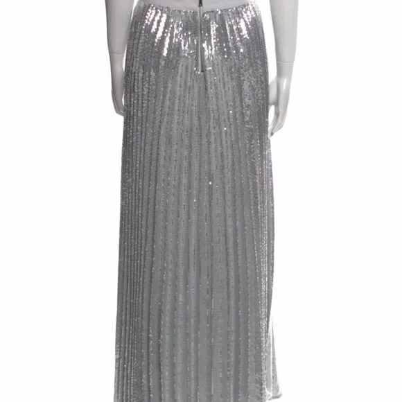 Authentic Alice + Olivia Brand New With Tags Sequin Maxi Skirt in Size 2 - Picture 3 of 6